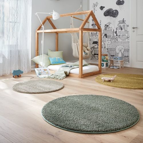 现代风格地毯 - MOTO TWIST - JAB ANSTOETZ FLOORING - 单色 / 聚酰胺 / 圆形