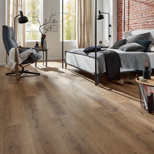 乙烯基地面 - BRUSHED OAK BROWN  - JAB ANSTOETZ FLOORING - 室内 / 用于楼梯板 / 办公室