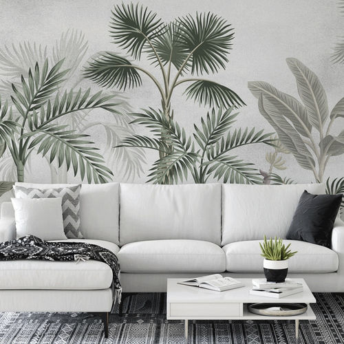 现代风格墙纸 - jungle tendance arbres exotiques - MuralConcept - 无纺布 / 自然图案 / 全景式