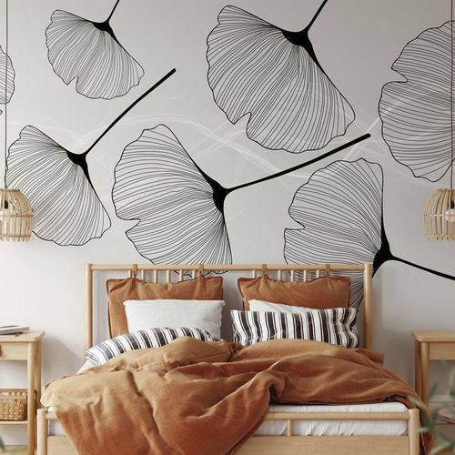 现代风格墙纸 - tendance ginkgo - MuralConcept - 无纺布 / 印花 / 全景式