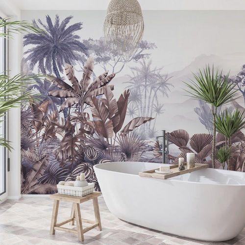 现代风格墙纸 - tendance tropical - MuralConcept - 无纺布 / 全景式 / 绿色