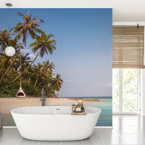 现代风格墙纸 - cocotier plage - MuralConcept - 无纺布 / 全景式 / 彩色