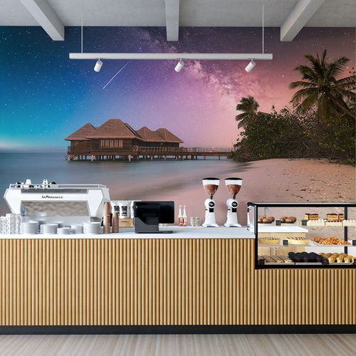 现代风格墙纸 - plage paradisiaque féérique - MuralConcept - 无纺布 / 全景式 / 彩色