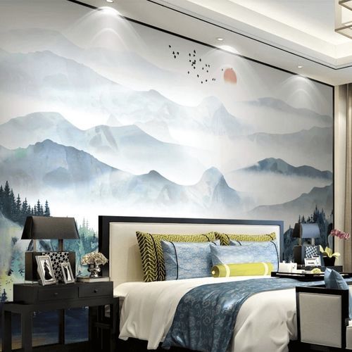 现代风格墙纸 - Mountain & Scandinave - MuralConcept - 无纺布 / 全景式 / 灰色