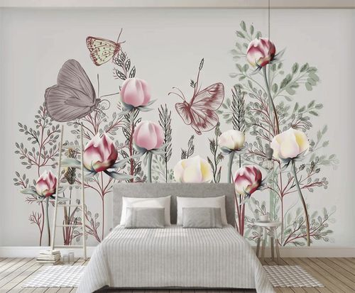 现代风格墙纸 - Tulipe - MuralConcept - 无纺布 / 印花 / 全景式
