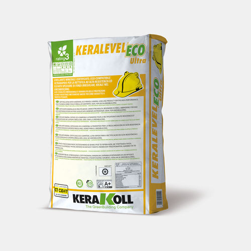 自流平修补砂浆 - KERALEVEL® ECO ULTRA - KERAKOLL - 用于防水面层 / 用于瓷砖 / 用于混凝土