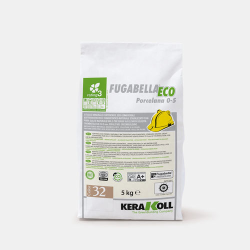 灌浆砂浆 - Fugabella Eco Porcelana 0‑5 - KERAKOLL - 用于防水面层 / 用于瓷砖 / 矿物