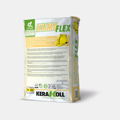 绝缘砂浆胶合剂 - KLIMA FLEX - KERAKOLL - 用于混凝土 / 用于外墙外部隔热 / 水泥