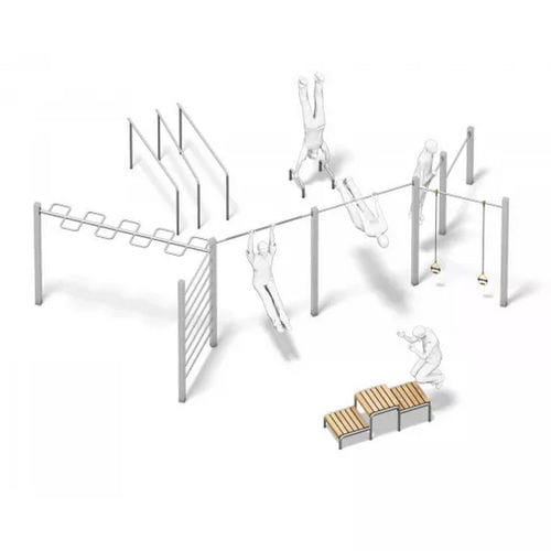 游乐障碍训练器材 - CALISTHENICS-ENTERPRISE - Playparc - 跳高 / 平台式 / 拉伸