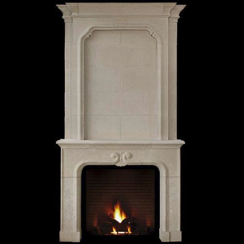 现代风格壁炉饰架 - BEAULIEU – OVERMANTEL - Tartaruga Design Inc - 石材
