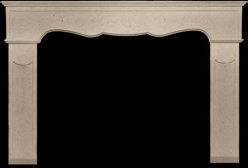 现代风格壁炉框 - FRENCH PROVINCIAL - Tartaruga Design Inc - 石材 / 白色