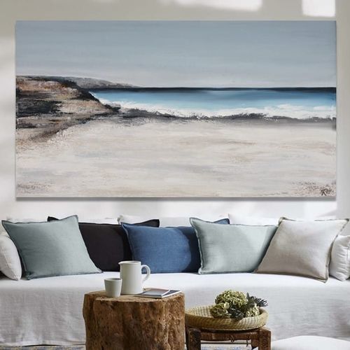 装饰丙烯画 - PLAYA DE LAS NEGRAS - OHORIGINAL BUSINESS SL - 混合型 / 手工上漆 / 大海