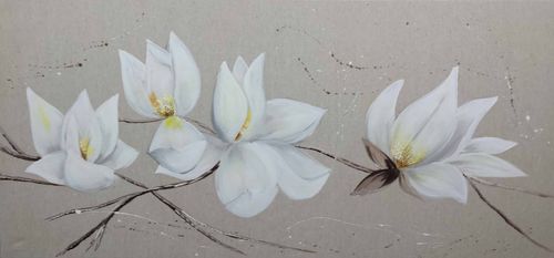装饰丙烯画 - FLOR SACO 2 - OHORIGINAL BUSINESS SL - 混合型 / 手工上漆 / 花卉图案