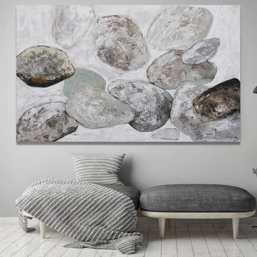 装饰丙烯画 - ROCA BLANCA - OHORIGINAL BUSINESS SL - 混合型 / 手工上漆 / 商用