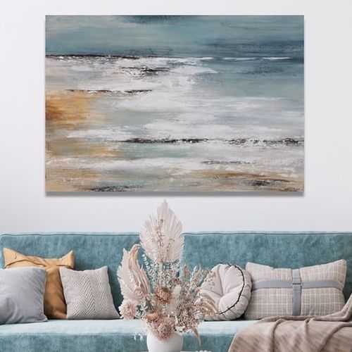 装饰丙烯画 - PLAYA DE RODAS - OHORIGINAL BUSINESS SL - 混合型 / 手工上漆 / 大海