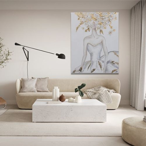 装饰丙烯画 - MUJER ARBOL 1 - OHORIGINAL BUSINESS SL - 混合型 / 手工上漆 / 帆布