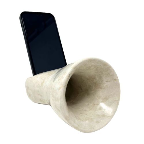 被动扩音器 - Brass - Botticino Light marble - Pistore Marmi