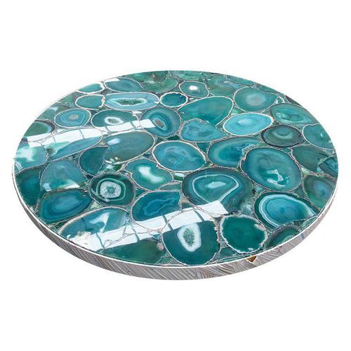 缟玛瑙桌台面 - GEMSTONE - Fujian Quanzhou Risheng Stone Industry Co., Ltd. - 白色 / 棕色 / 灰色