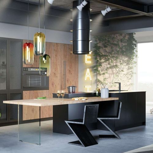 现代风格厨房 - LUISA - CIESSE CUCINE SRL - 胶合板 / 石材 / 岛台式