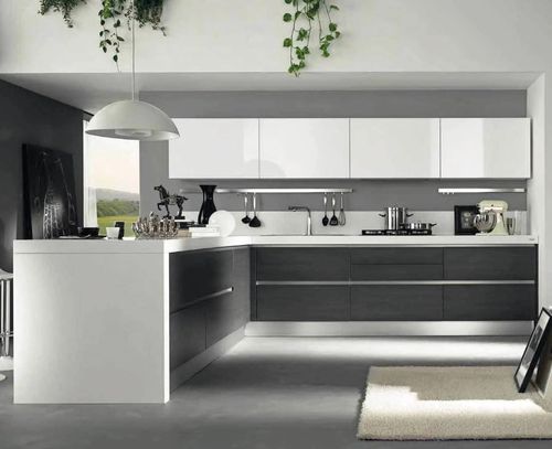 现代风格厨房 - VENUS  - CIESSE CUCINE SRL - 玻璃 / 岛台式 / L 形