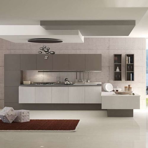 现代风格厨房 - SPACE - CIESSE CUCINE SRL - 层压材料 / 岛台式 / L 形