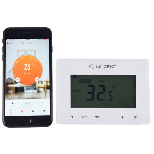 电子温度调节器 - SMART1.0 PRO - Sundirect Heater - 智能 / 供暖 / 白色