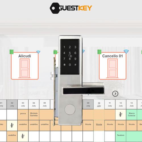 管理软件锁 - Ecosmart placca intera - PORTE ITALIANE - 电子 / 密码 / RFID