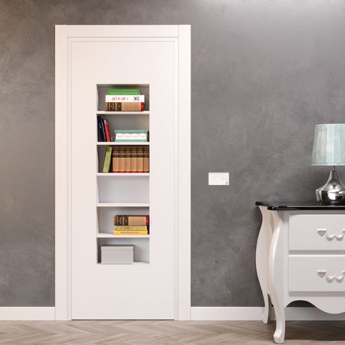 室内门 - BOOKCASE - PORTE ITALIANE - 木质 / 平开 / 现代风格