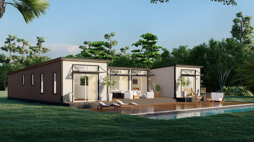 度假小屋型房屋 - MOON - NingBo DeepBlue Smarthouse Co.,LTD. - 现代风格 / 平房 / 木质
