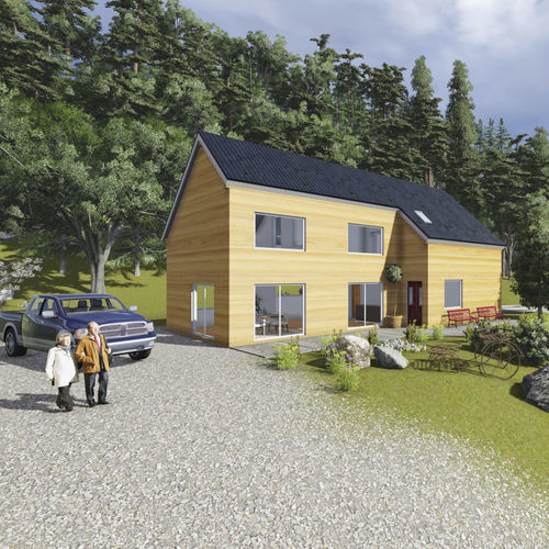 预制房屋 - FRANCE 186 - Frame House group Sia - 生态型 / 被动 / 现代风格