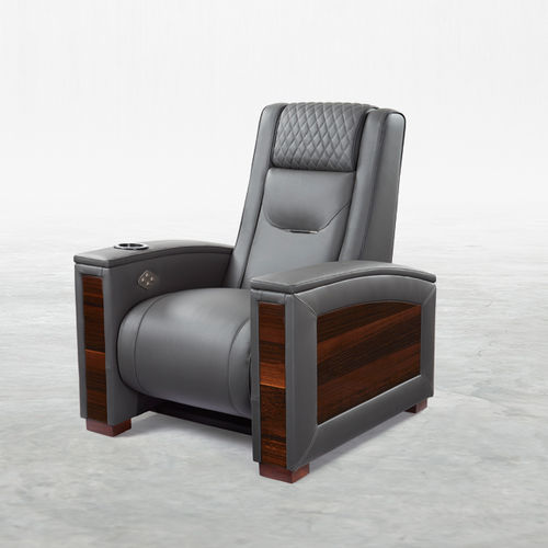 皮质影院椅 - GENESIS - KARLSSON SEATING LTD. - 家用 / 黑色 / 带头枕