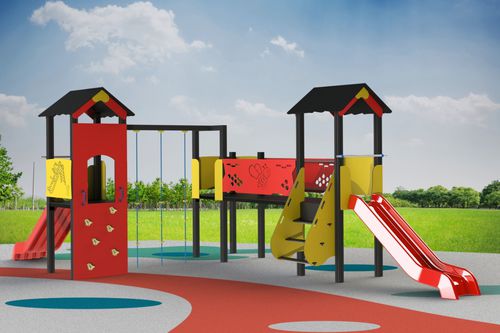 游乐场游乐设施 - ST 7A AL - Veco Urban Design - 不锈钢 / 漆铝 / HDPE