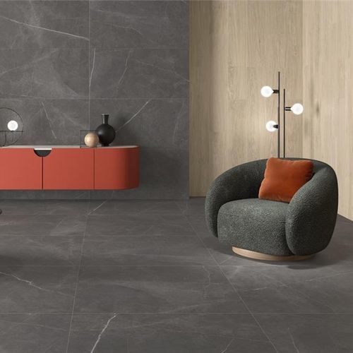 陶土瓷砖 - ROMA STONE - KTL Ceramica - 缎面 / 室内 / 客厅
