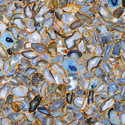 石英天然石板 - AGATE BLUE DIAMOND - Fiorantina Stone - 室内装潢 / 抛光 / 灰色