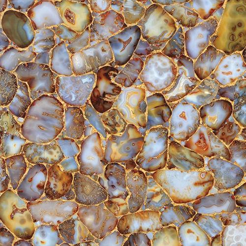 石英天然石板 - AGATE GOLD CARNELIAN - Fiorantina Stone - 室内装潢 / 抛光 / 米色