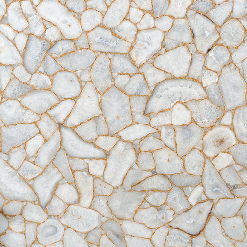 石英天然石板 - AGATE WHITE CRYSTAL - Fiorantina Stone - 室内装潢 / 抛光 / 白色