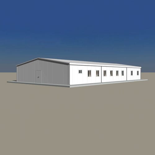 预制建筑 - PT220621-2 - Zhejiang Putian Integrated Housing Co., Ltd. - 钢 / 钢结构 / 用于集体住房