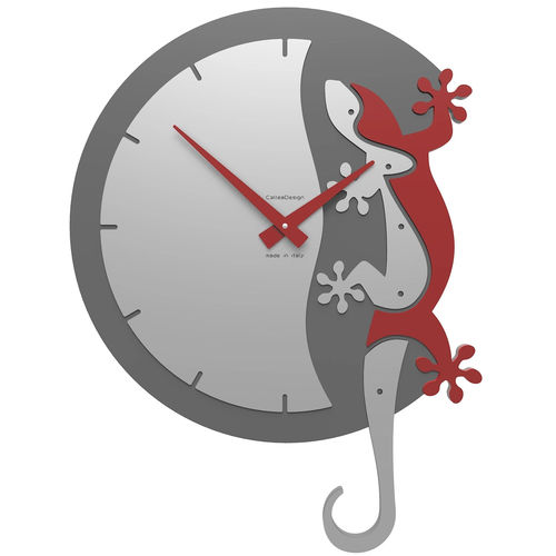 现代风格钟表 - gecko - Calleadesign snc di L. Callea e C - 壁挂 / 模拟 / 木质