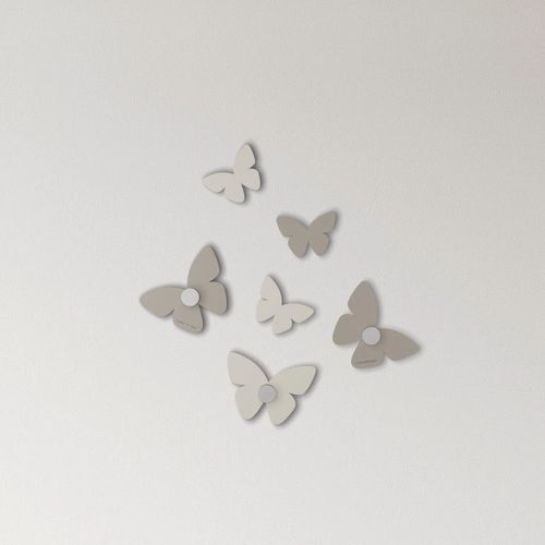 现代风格挂衣钩 - Million Butterflies - Calleadesign snc di L. Callea e C - 金属 / 木质 / MDF