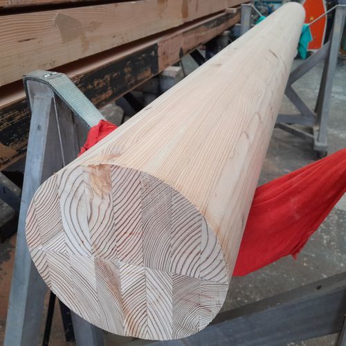 木质圆柱 - Woodspars - 清水混凝土 / 装饰性