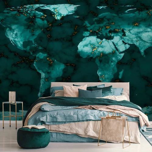 现代风格墙纸 - MONDE - Kam et Leon - 无纺布 / 乙烯基 / 地图