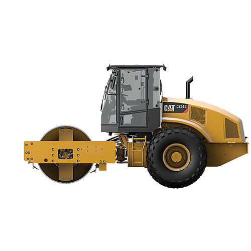 单缸压路机 - CS54B - CATERPILLAR - 振动 / 用于路面