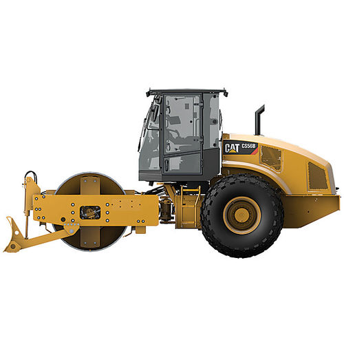单缸压路机 - CS56B - CATERPILLAR - 振动 / 用于路面