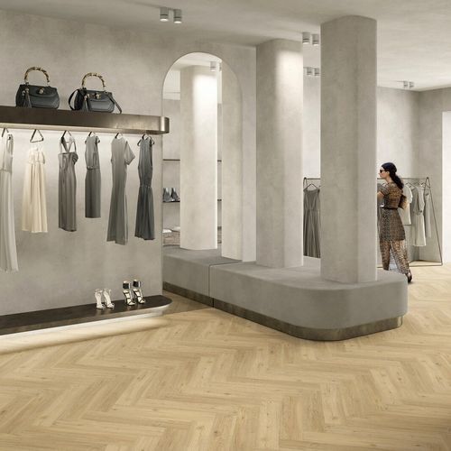 声学地面 - CREATION 55 RIGID HERRINGBONE  - Gerflor - Contract Sport & Contract Flooring - 乙烯基 / 室内 / 客厅