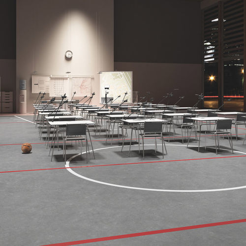室内运动地板 - TARAFLEX® MULTI-USE  - Gerflor - Contract Sport & Contract Flooring - 矿物 / 体育活动用 / 多功能体育馆