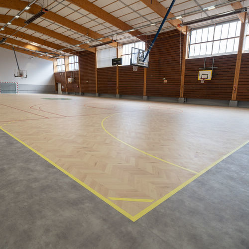室内运动地板 - TARAFLEX® EVOLUTION DRYTEX  - Gerflor - Contract Sport & Contract Flooring - 矿物 / 学校用 / 多功能体育馆