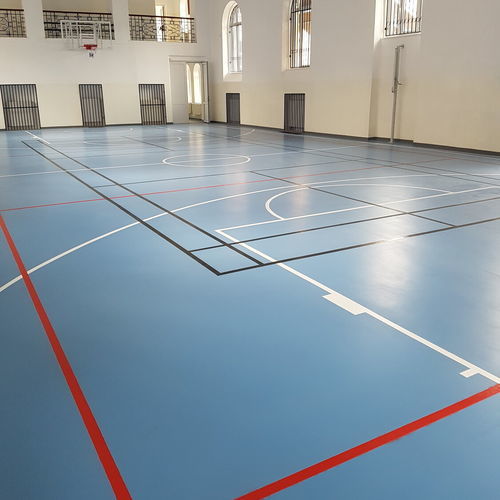室内运动地板 - TARAFLEX® PERFORMANCE DRYTEX  - Gerflor - Contract Sport & Contract Flooring - 矿物 / 学校用 / 用于健身房