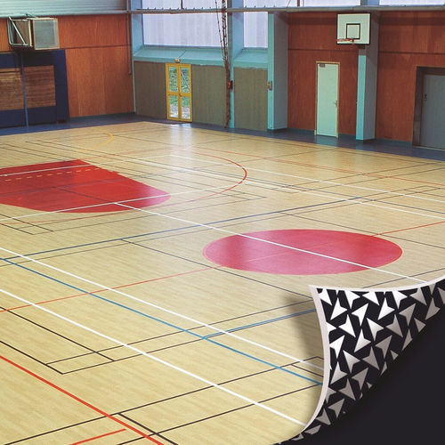 室内运动地板 - TARAFLEX® ISOLSPORT  - Gerflor - Contract Sport & Contract Flooring - 聚丙烯 / 多功能体育馆 / 耐用