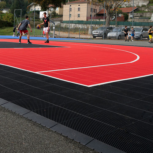 聚丙烯扣条 - POWERGAME+(TM)  - Gerflor - Contract Sport & Contract Flooring - 用于地面 / 边瓦 / 黑色