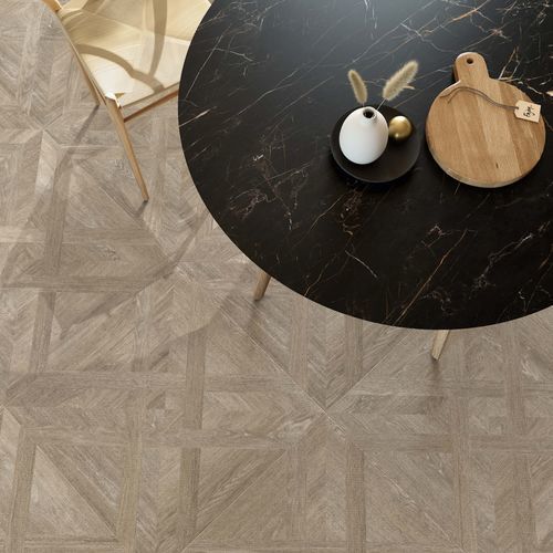 正方形瓷砖 - ALLURE HAZEL - CERAMICHE CAESAR - 陶土 / 哑光 / 布艺